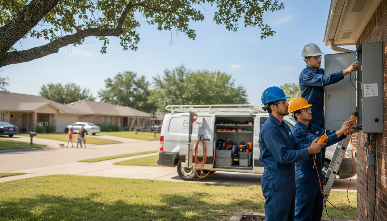 Certified electrician providing emergency electrical services in Ventura, IA